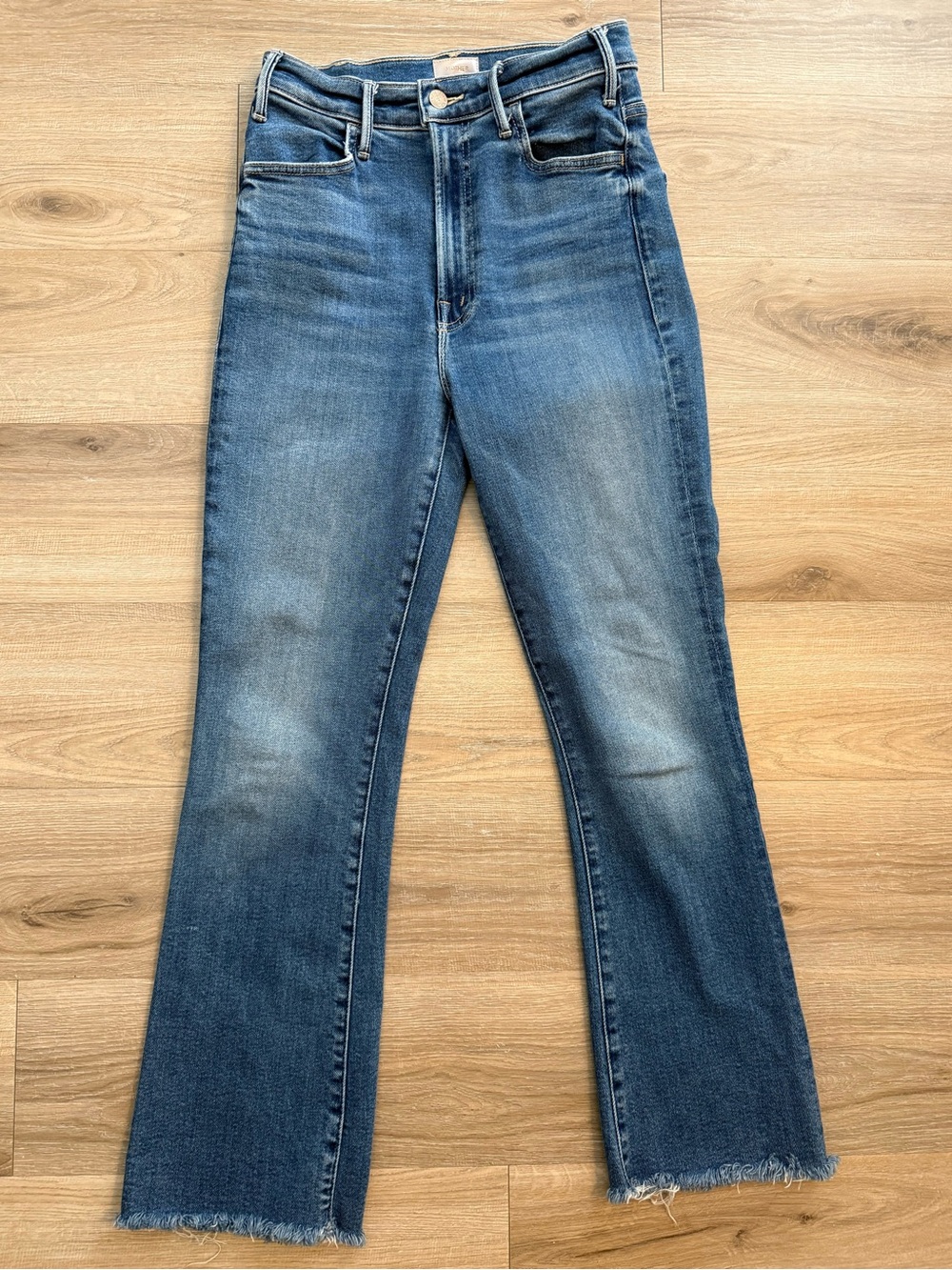 Mother The Hustler Ankle Fray Jeans - Picture 3 of 7